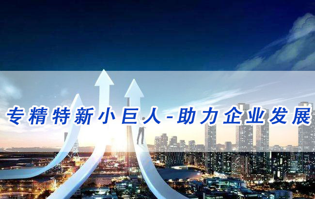 專(zhuan) 精特新小巨人-助力企業(ye) 發展