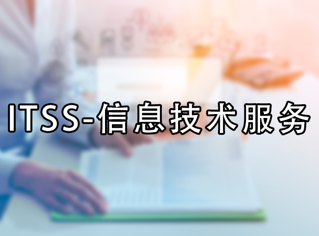 ITSS-信息技術服務