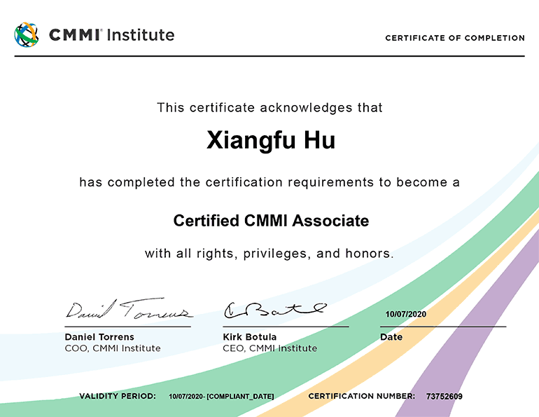 CMMI V2.0-ATM最新證書(shu) -圖片(圖2)
